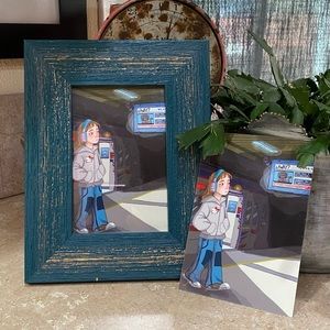 ✂️4x6 Print of drawing done by my son titled ‘disassociation station’✂️